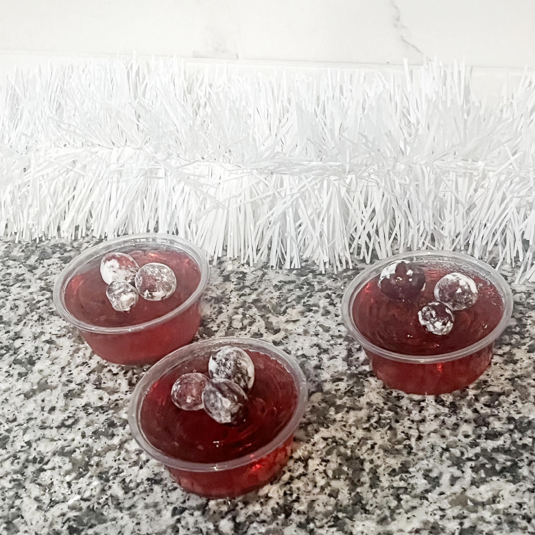 Cranberry Jello Shots