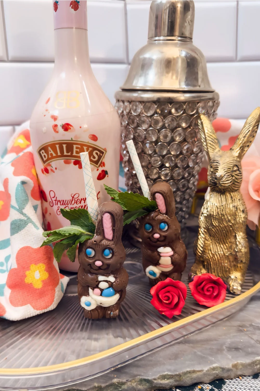 Strawberry Chocolate Bunny cocktail 