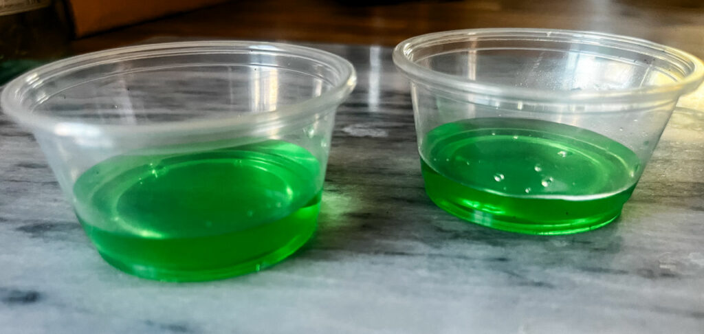 How to make Halloween layered shots