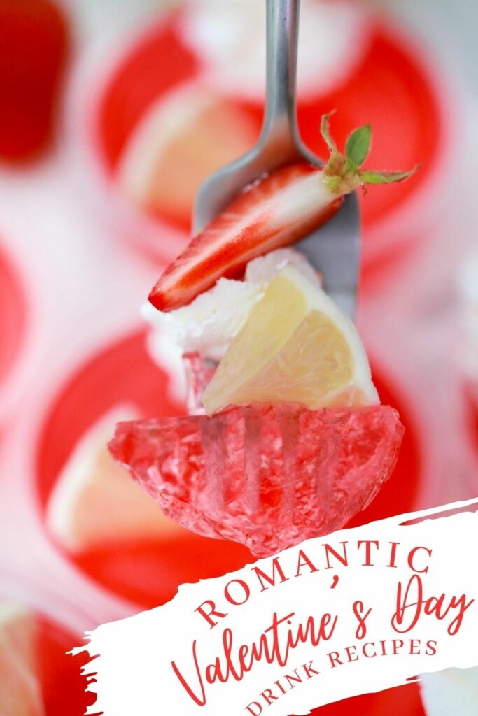 strawberry lemon jello shots