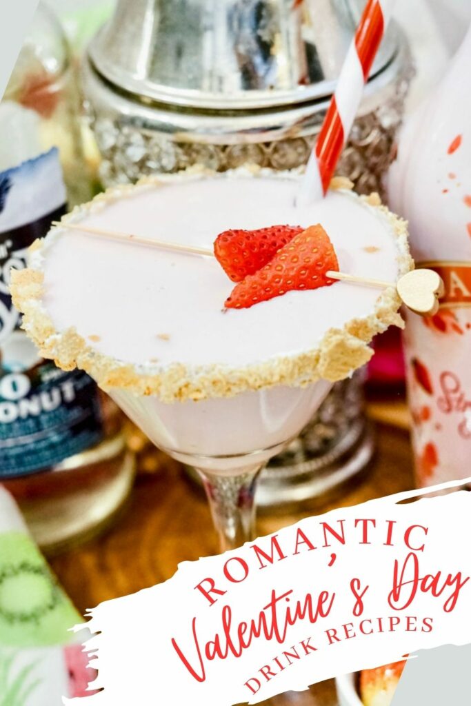 Strawberry shortcake martini