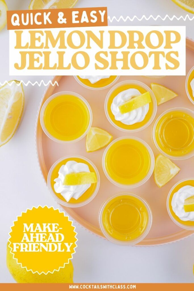 lemon drop jello shots