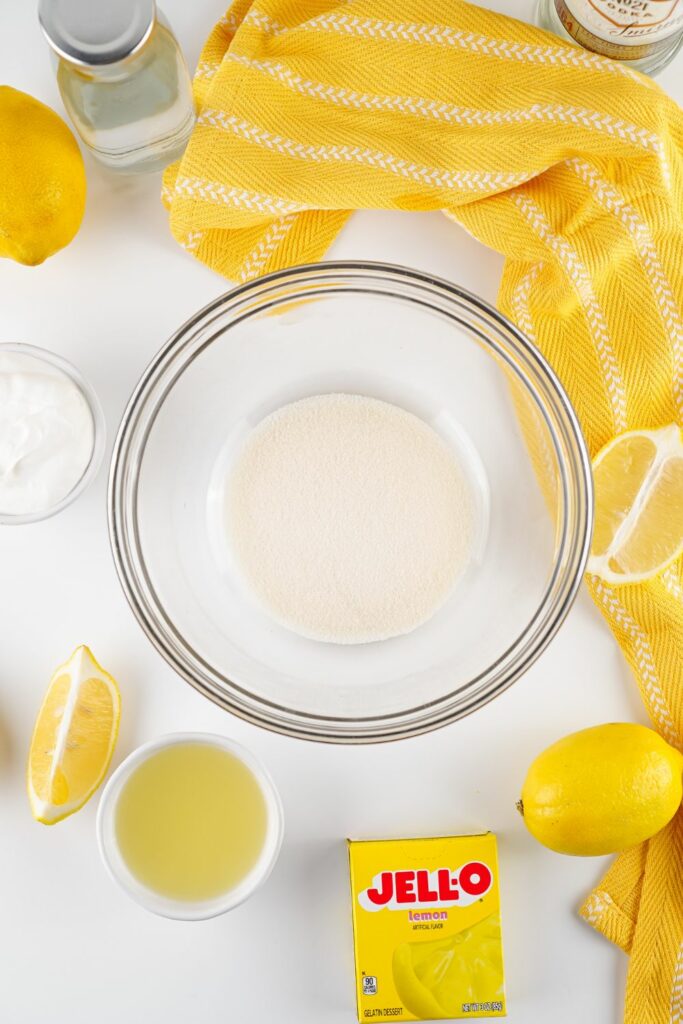 how to make lemon drop jello shots