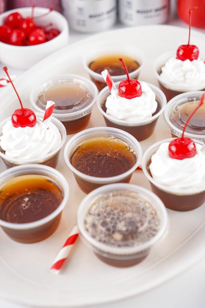 root beer float jello