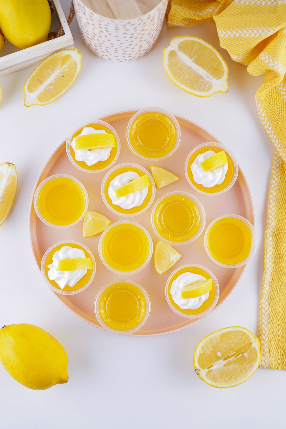 Lemon drop jello shots