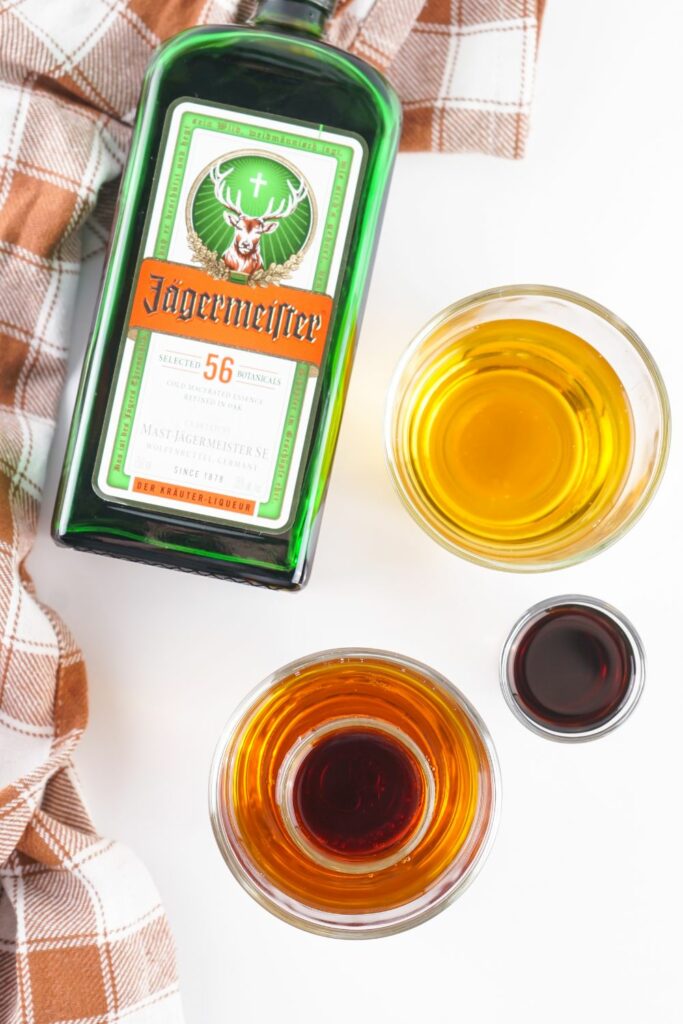 Jagerbomb shot ingredients
