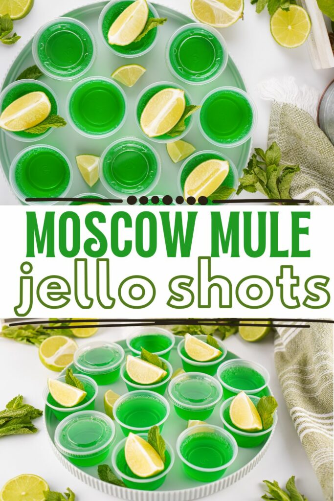 Moscow Mule Jello shots