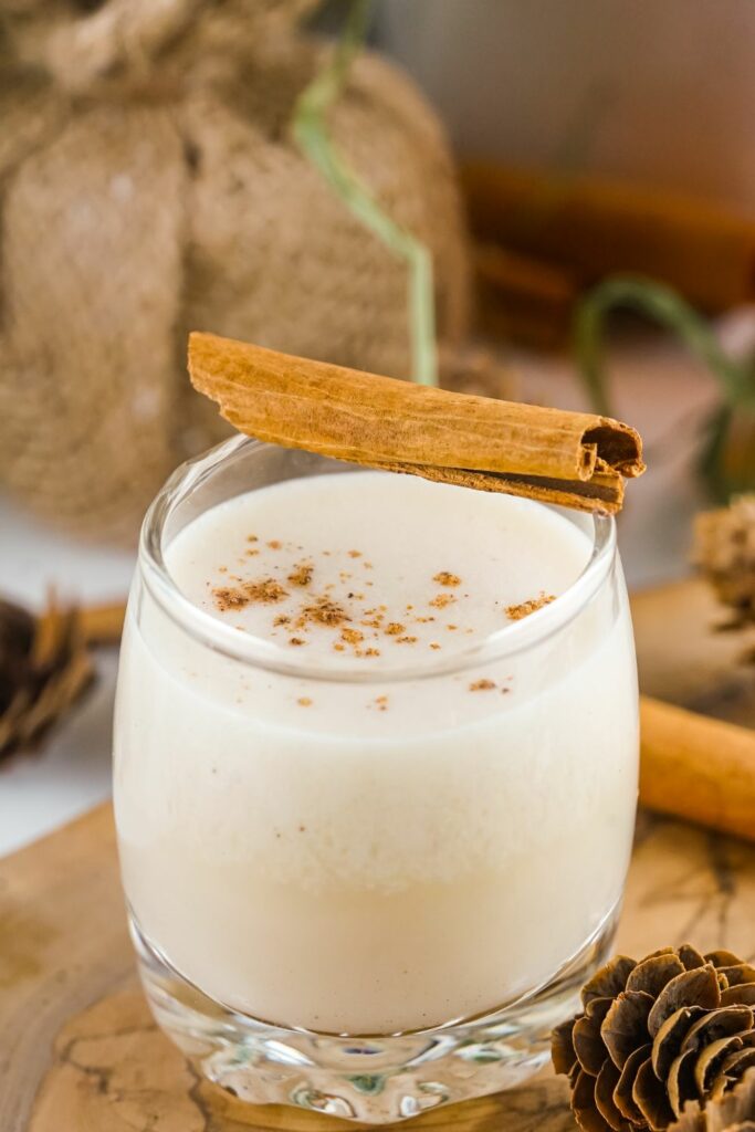 How to make an eggnog shot