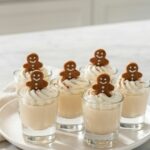 Gingerbread latte pudding shots