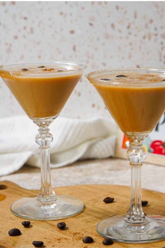 Espresso martini with pumkin