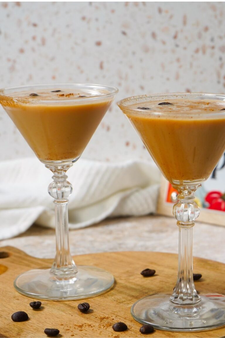 Espresso martini with pumkin