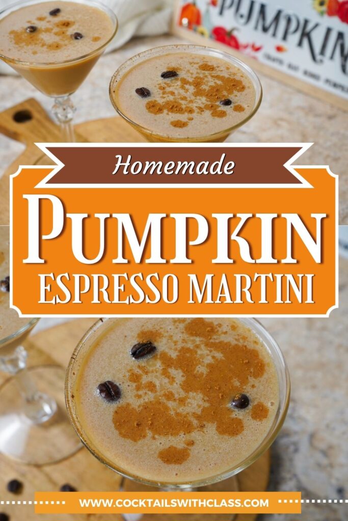 Pumpkin espresso martini