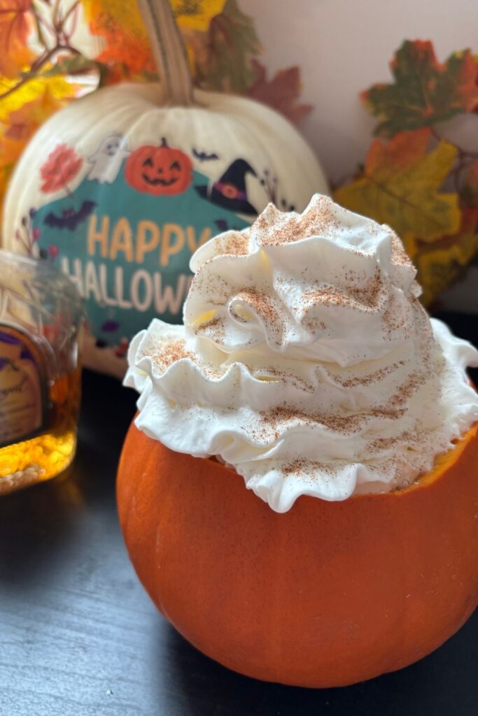 Pumpkin spice chai cocktail